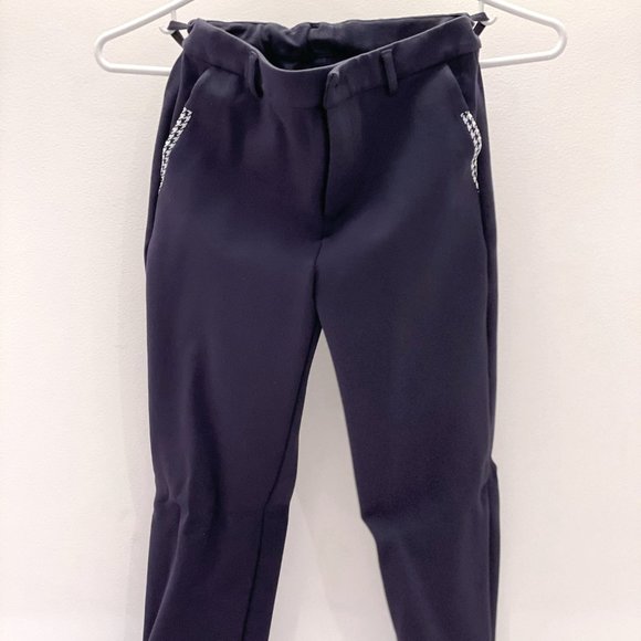 Nicholas & Bears Navy Wool Blend Dress Pants - Picture 1 of 2